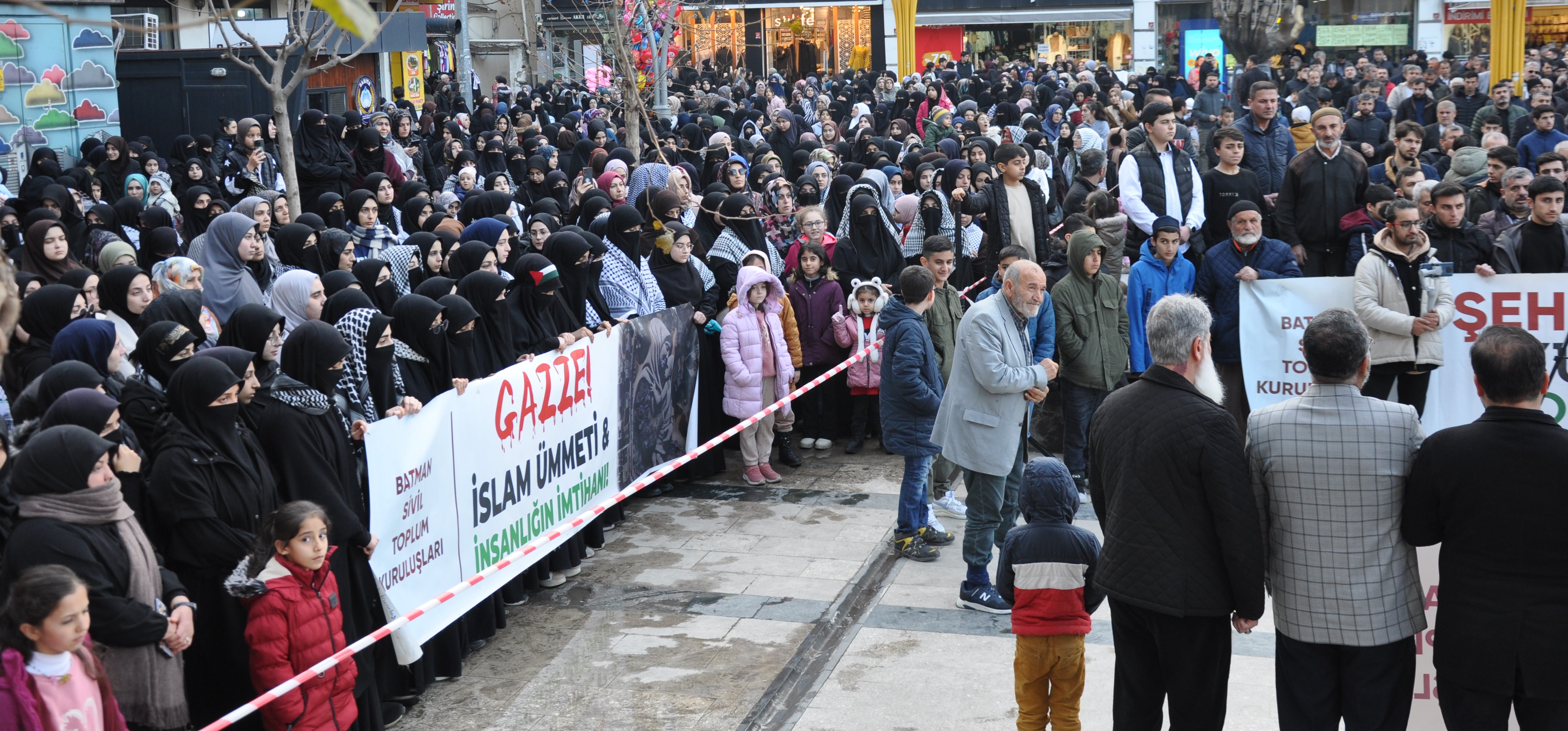 Batmanlılar Gazze İçin Yine Meydanlarda! (3)