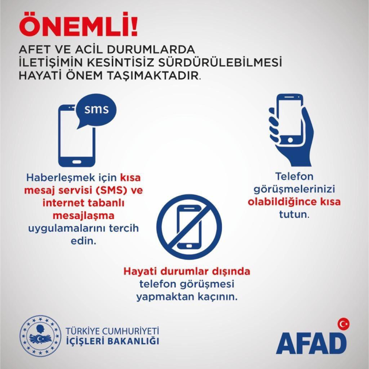 AFAD UYARISI