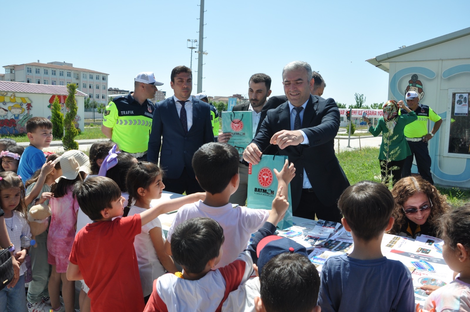 Batman'da Miniklere Güvenli Trafik Eğitimi (1)