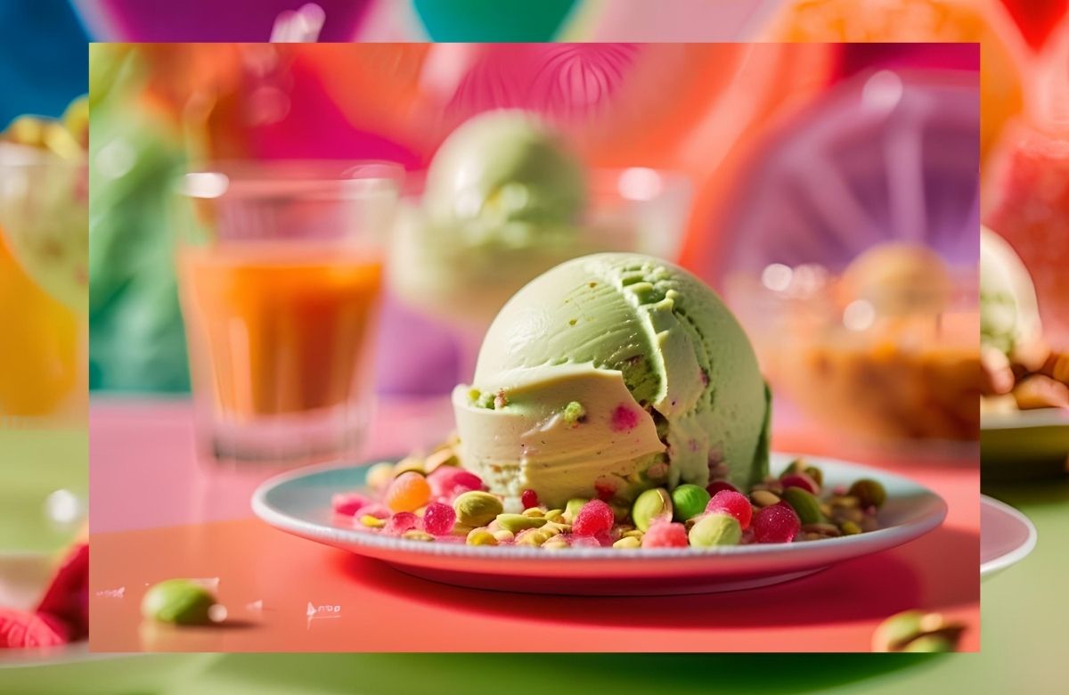 Ev Yapımı Fıstıklı Ve Karamelli Dondurma2