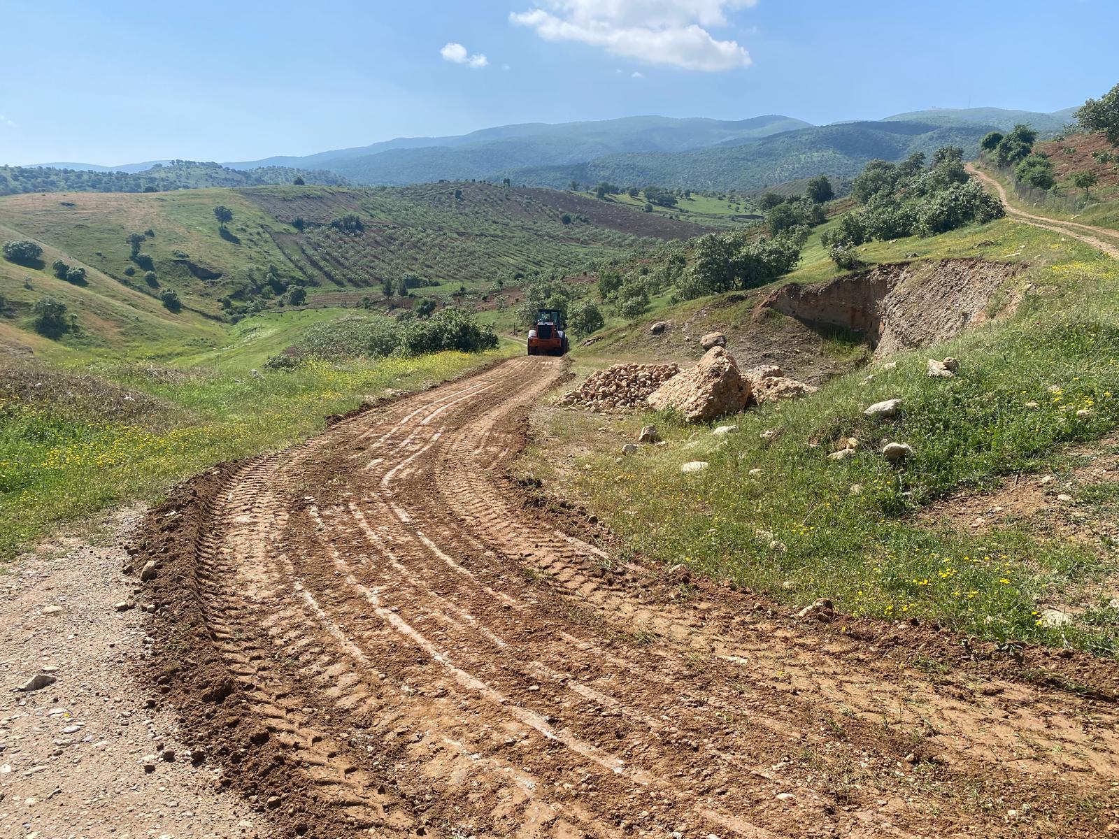 Palamut Köyü'nde 4 Kilometrelik Arazi Yolu Temizliği (2)