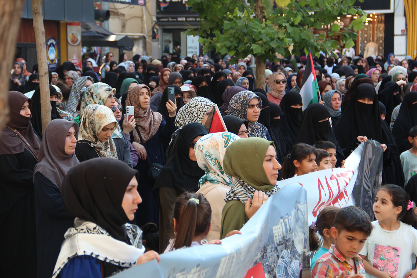 Batman'dan Vicdan Yürüyüşüne Destek Gazze Dünyanın Gözü Önünde Yok Ediliyor (4)