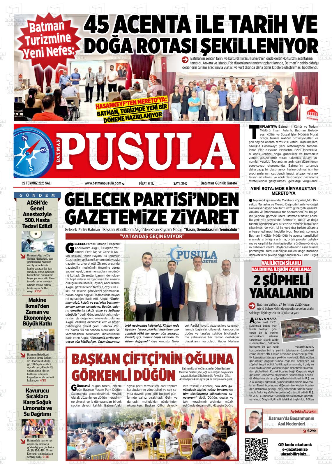 Batman Gazete Manşetleri 29 Temmuz Salı 2025 (5)