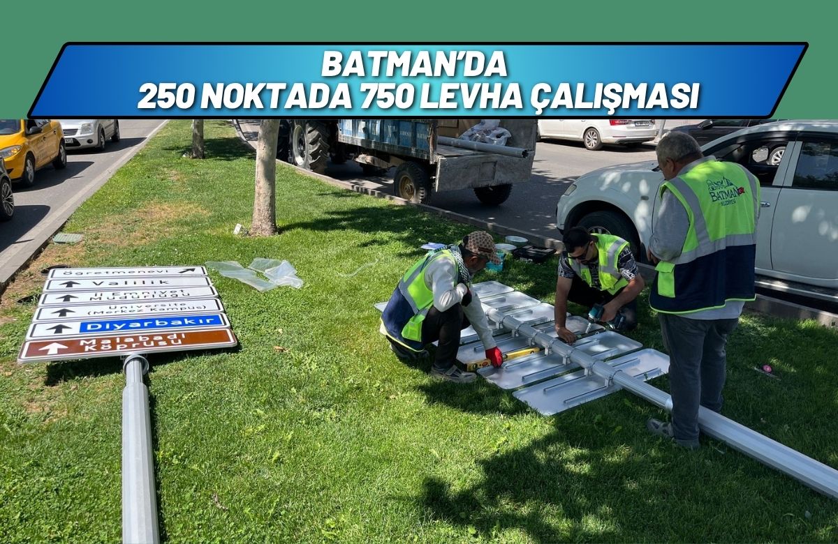 Batman’da 250 Noktada 750 Levha Çalışması (1)