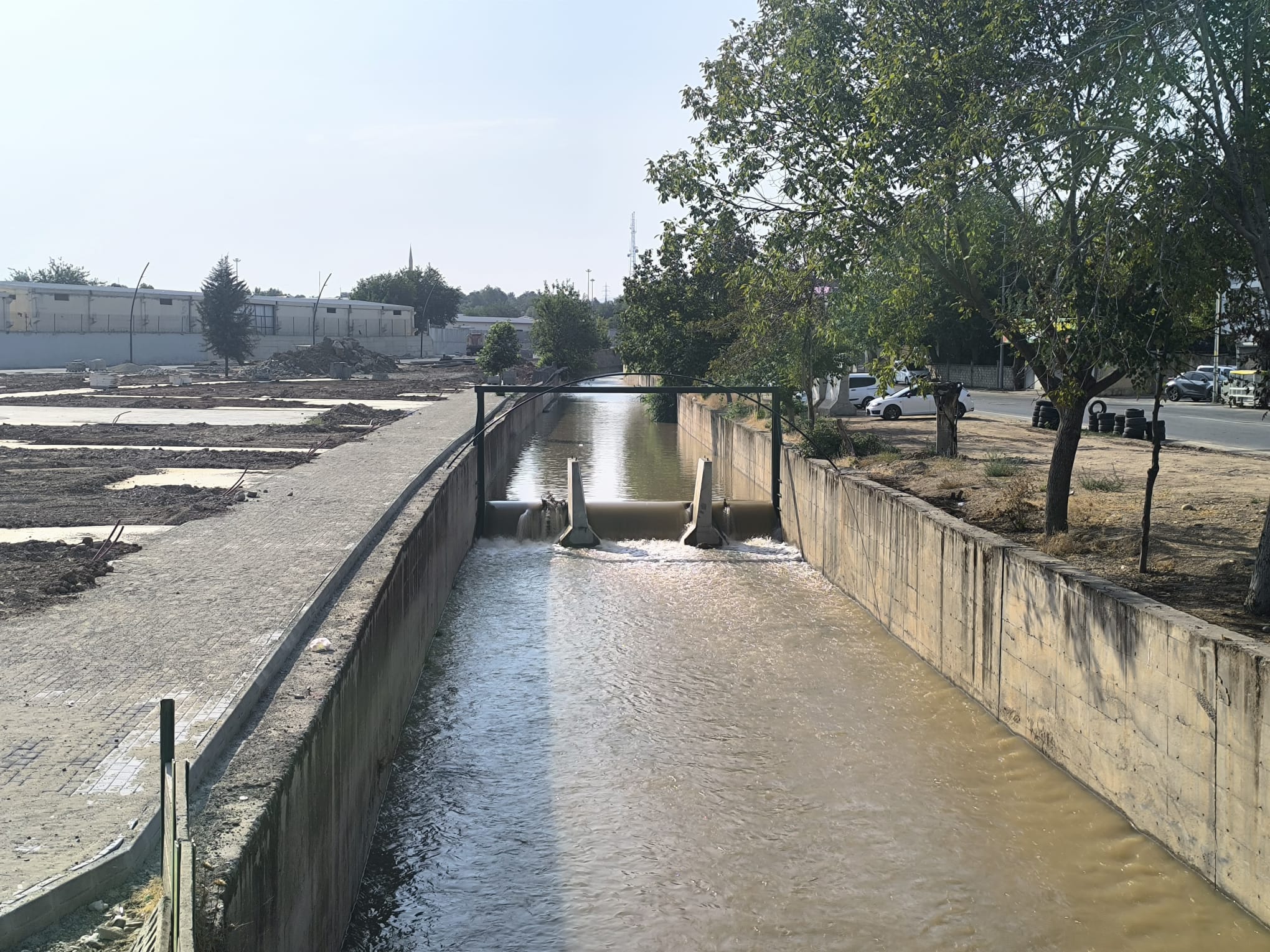 İluh Deresi Üzerine Şelale Yapılıyor, Yeni Yol Bitme Aşamasında (1)