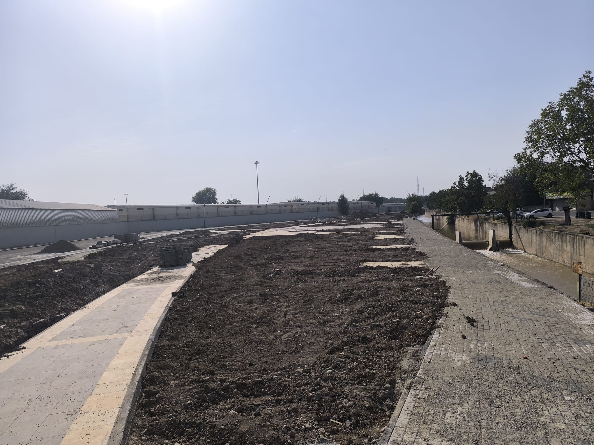 İluh Deresi Üzerine Şelale Yapılıyor, Yeni Yol Bitme Aşamasında (3)