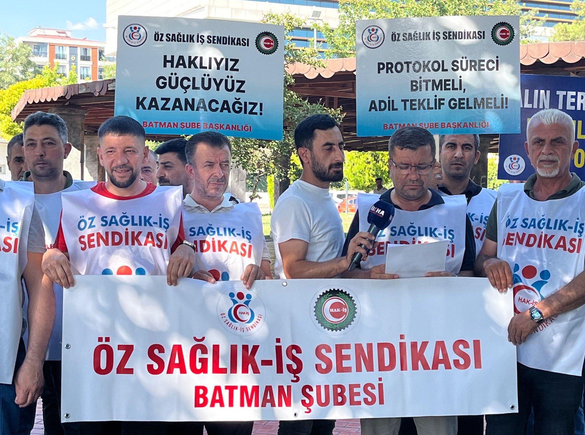 Öz Sağlık İş Sendikası Hakkımızı Alıncaya Kadar Susmayacağız! (3)