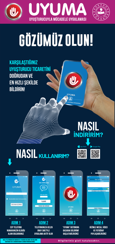 Uyuma İle Uyuşturucuyla Mücadelede Seferberlik Çağrısı1