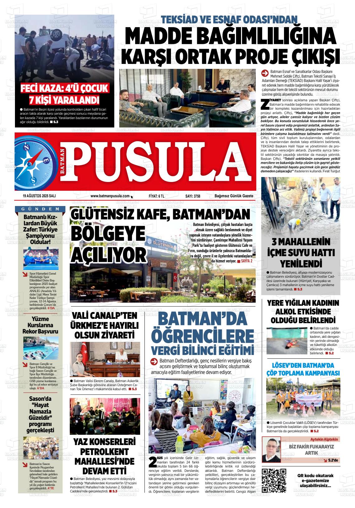 Batman Gazete Manşetleri 19 Ağustos 2025 (1)-1