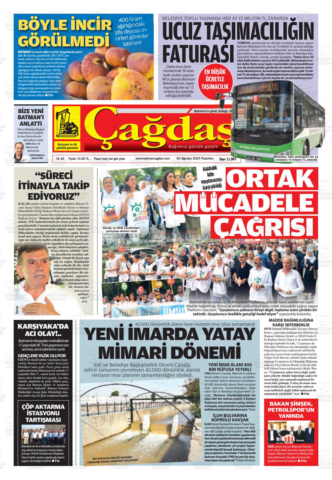 Batman Gazete Manşetleri 4 Ağustos 2025 (4)