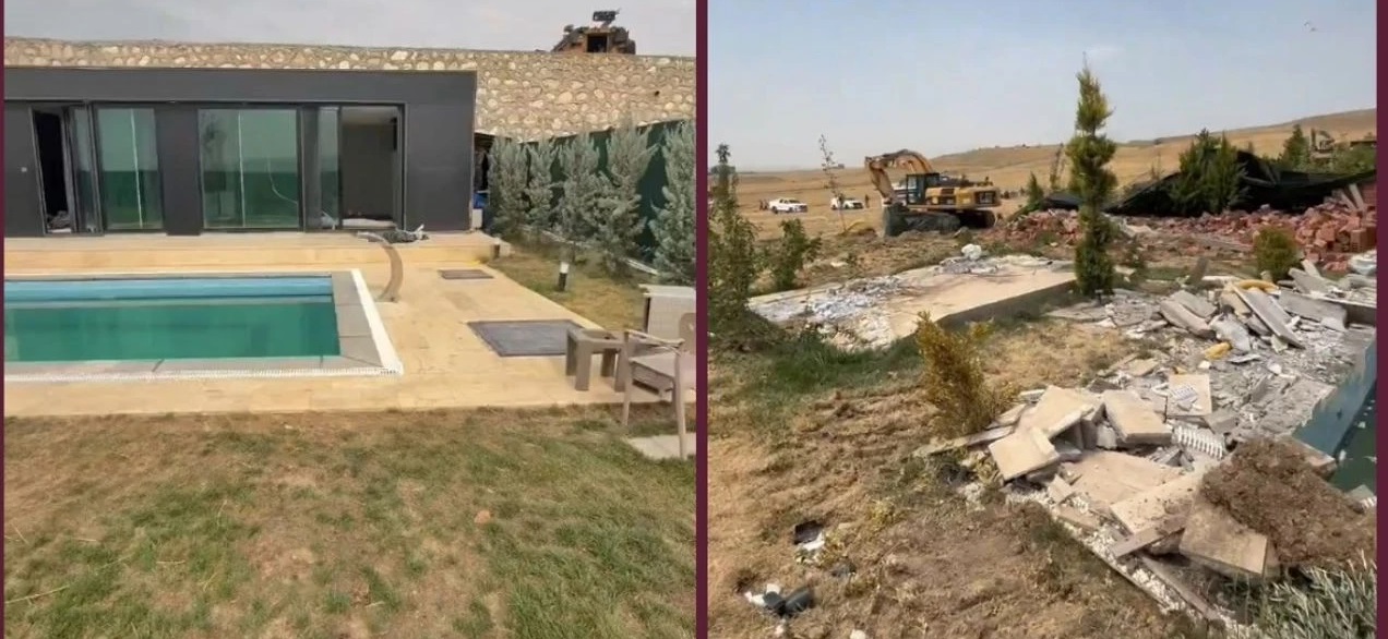 Batman'daki Tüm Kaçak Hobi Bahçeleri Ve Villalar Yıkılacak 007