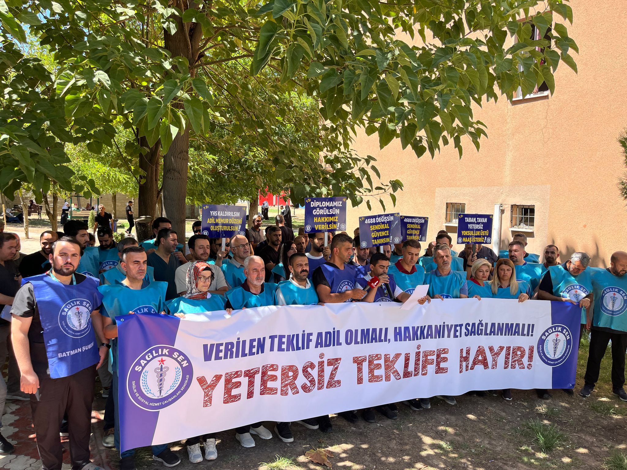 Sağlık Sen'den Toplu Sözleşme Teklifine Sert Tepki Yetersiz Ve Adaletsiz (1)