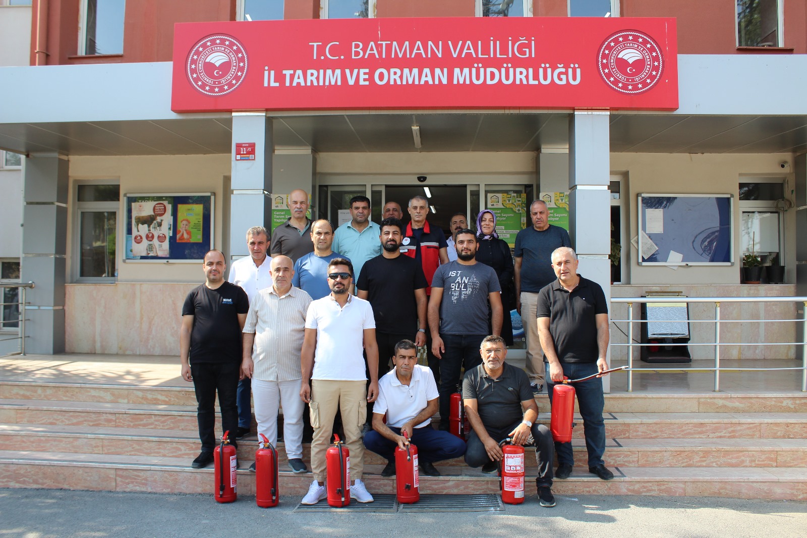 Tarım Ve Orman İl Müdürlüğü Personeline Yangın Tatbikatı Eğitimi (1)