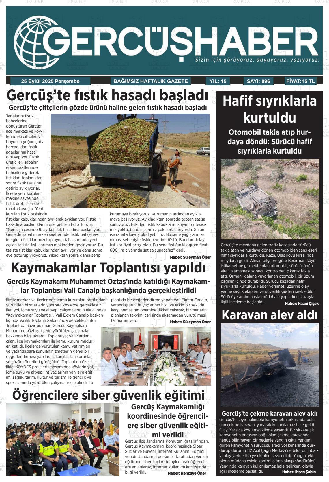 Batman Gazete Manşetleri 25 Eylül 2025 (6)