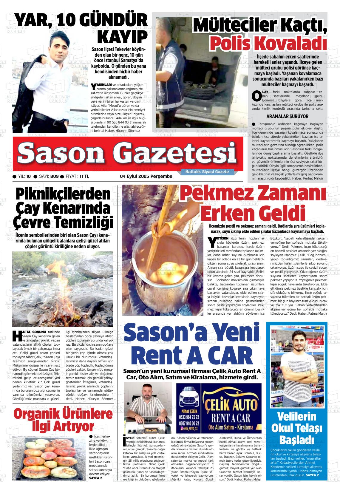 Batman Gazete Manşetleri 4 Eylül 2025 (7)