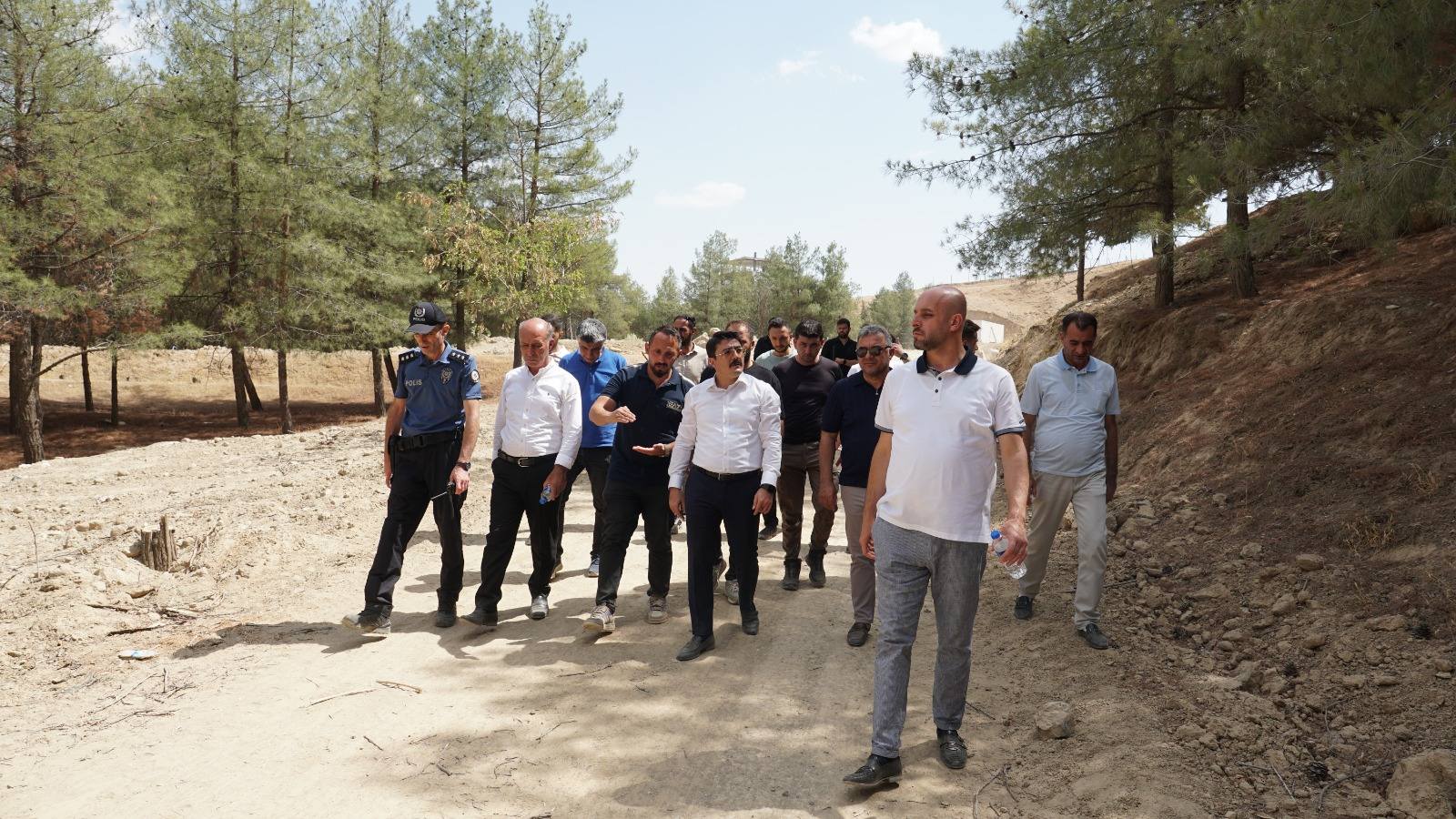 Beşiri Ahmed I Hani Mesire Alanı İncelendi (1)