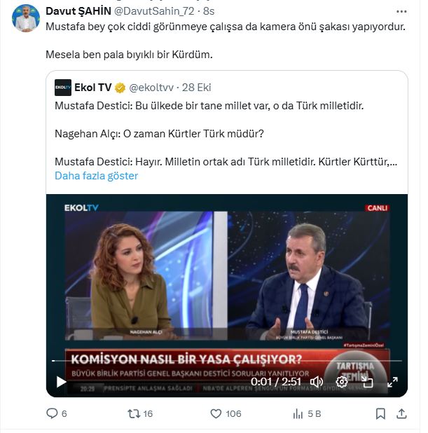 Başkan Şahin “Ben Pala Bıyıklı Bir Kürdüm”333