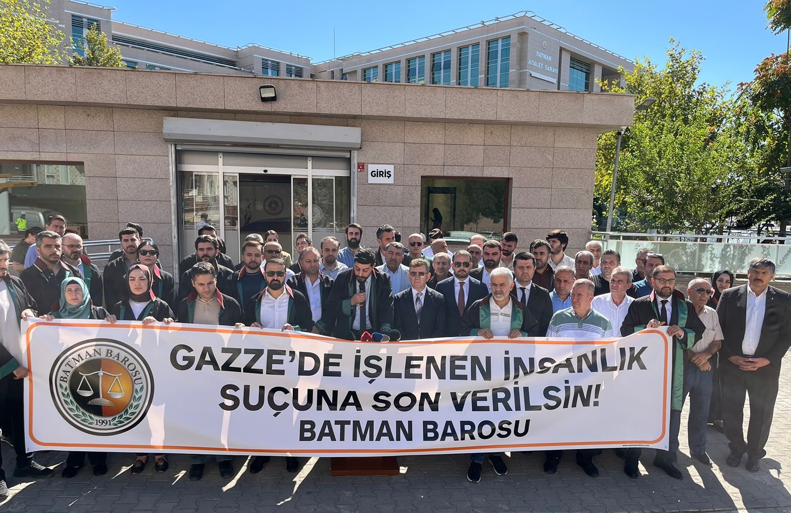 Batman Barosu’ndan İsrail’in Katliamlarına Sert Tepki 11-1