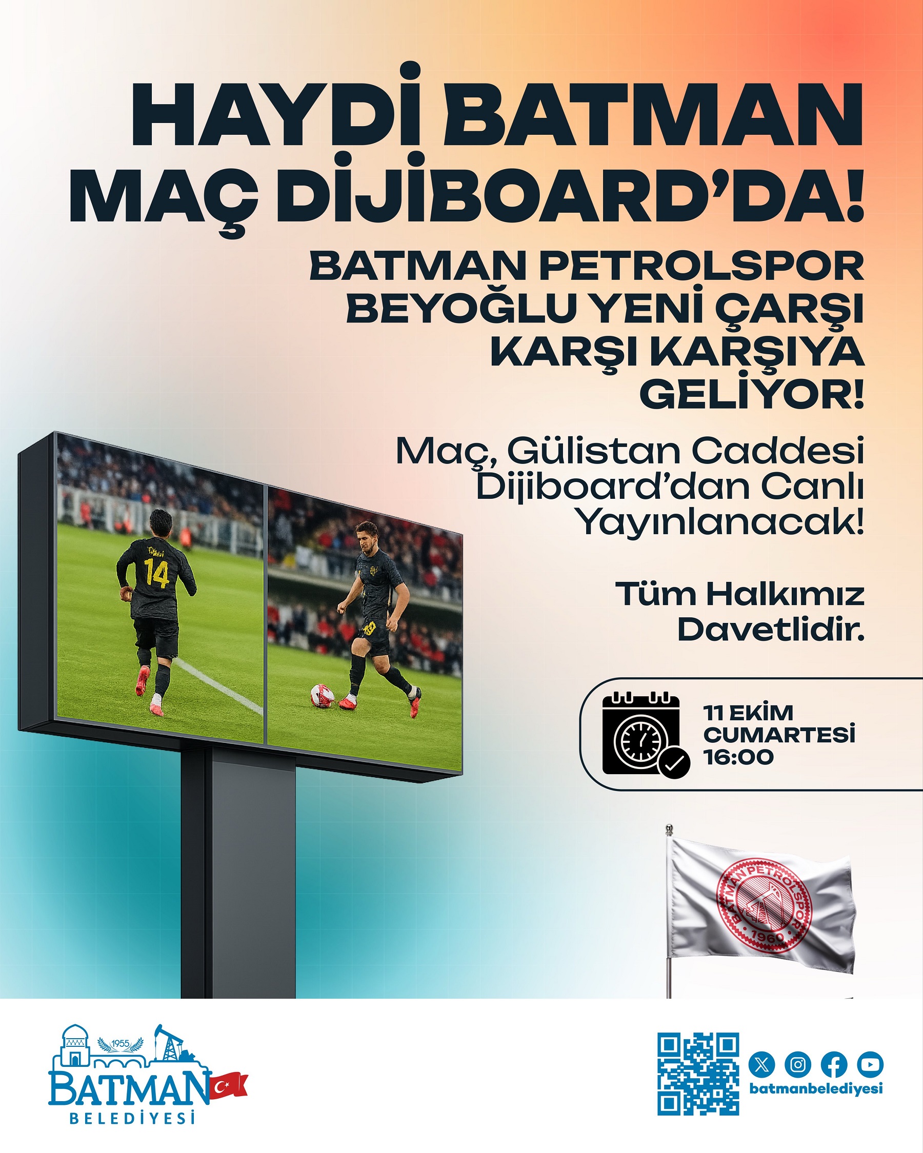 Batman Petrolspor Maçı Gülistan’da Dijiboard’dan Yayınlanacak 88