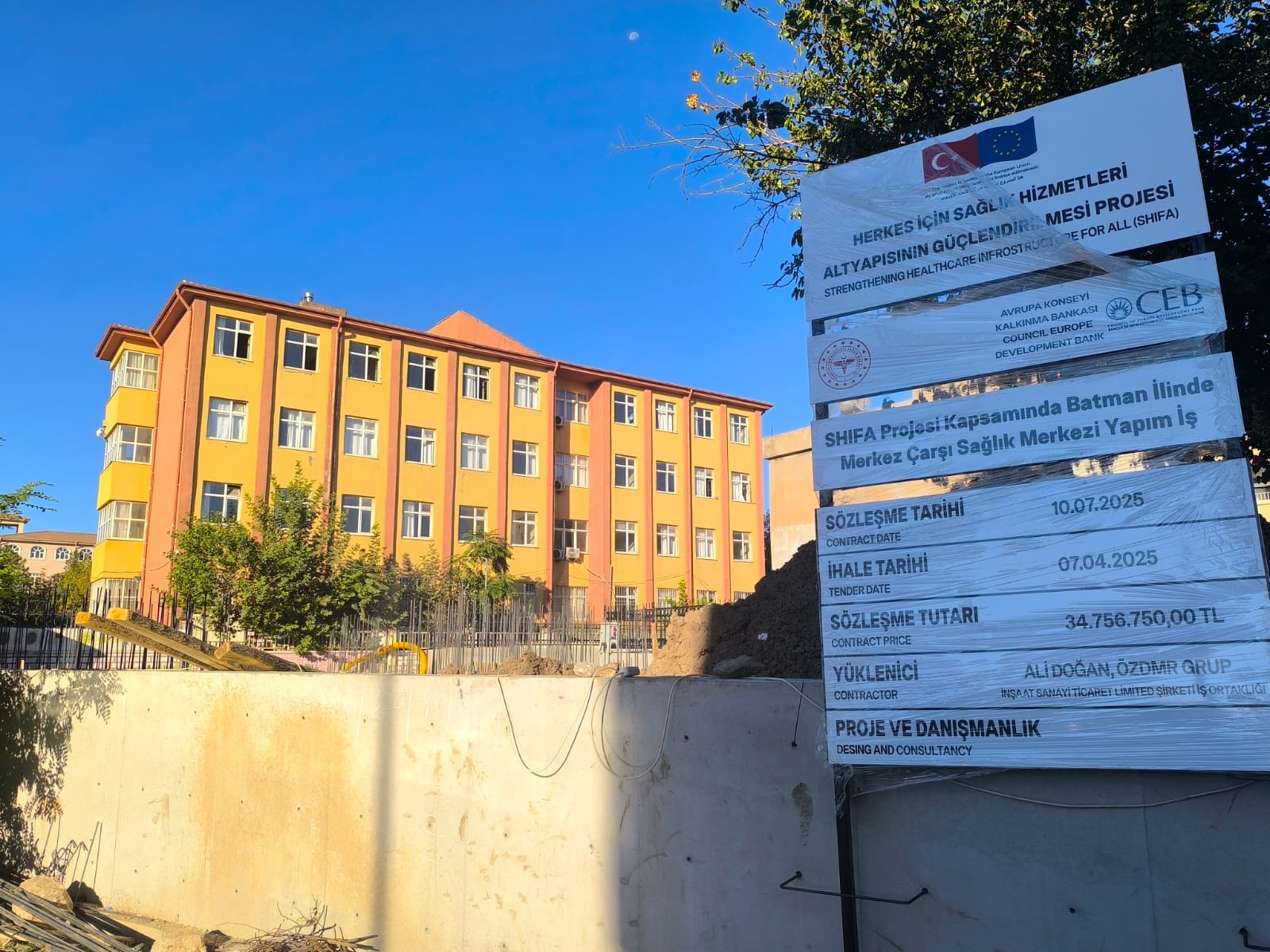 Batman’da Mülteciler Ve Mahalle Sakinleri İçin Yeni Sağlık Kompleksi Yükseliyor (2)