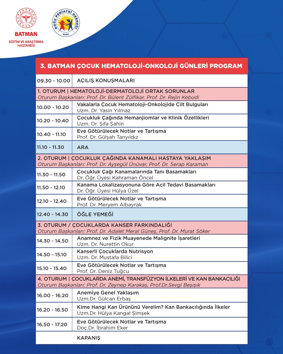Batman’da 3. Çocuk Hematoloji Ve Onkoloji Günleri Başlıyor 2