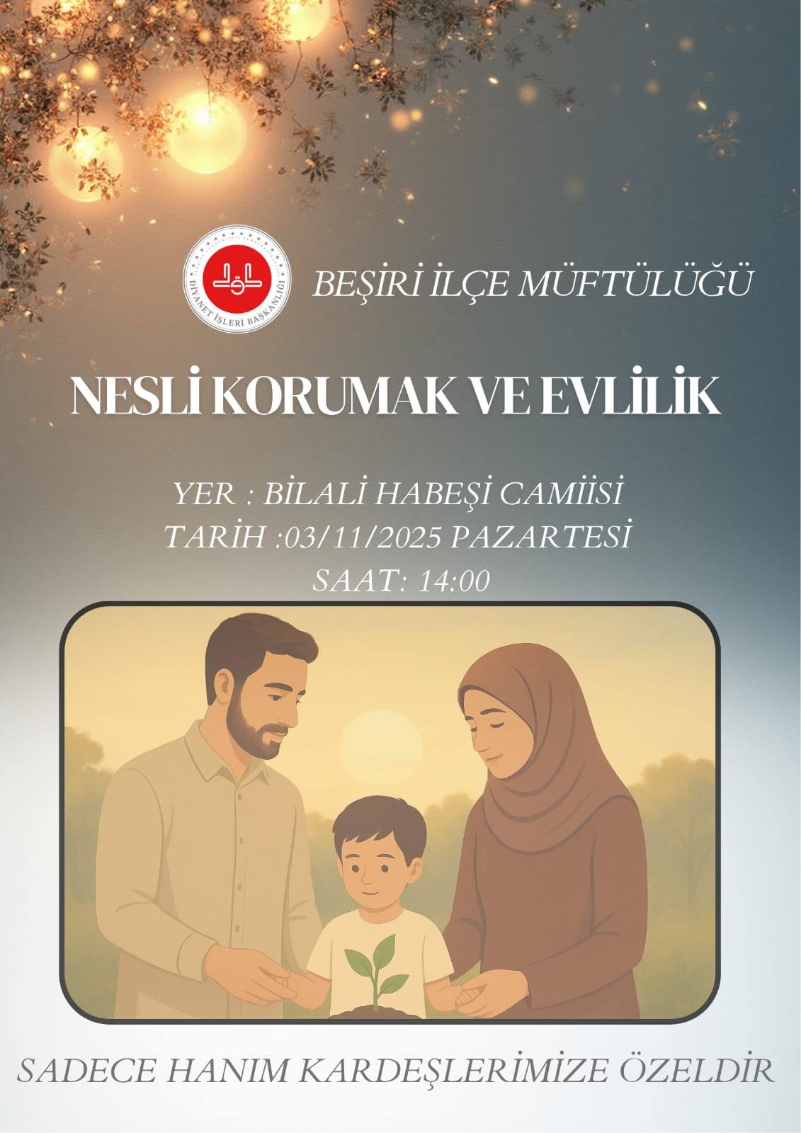 Beşiri'de Kadınlara Yönelik Nesli Korumak Ve Evlilik Semineri (1)