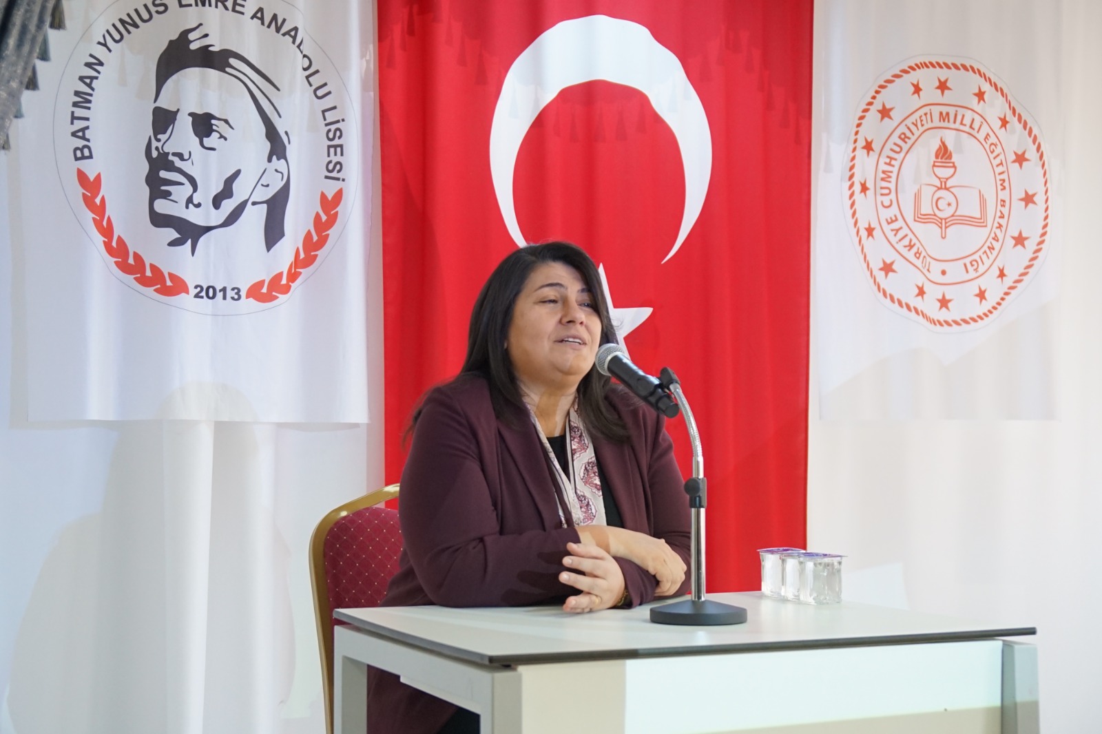 Canalp Ve Rektör Demir, Yunus Emre Anadolu Lisesi'nde Öğrencilerle Buluştu (3)