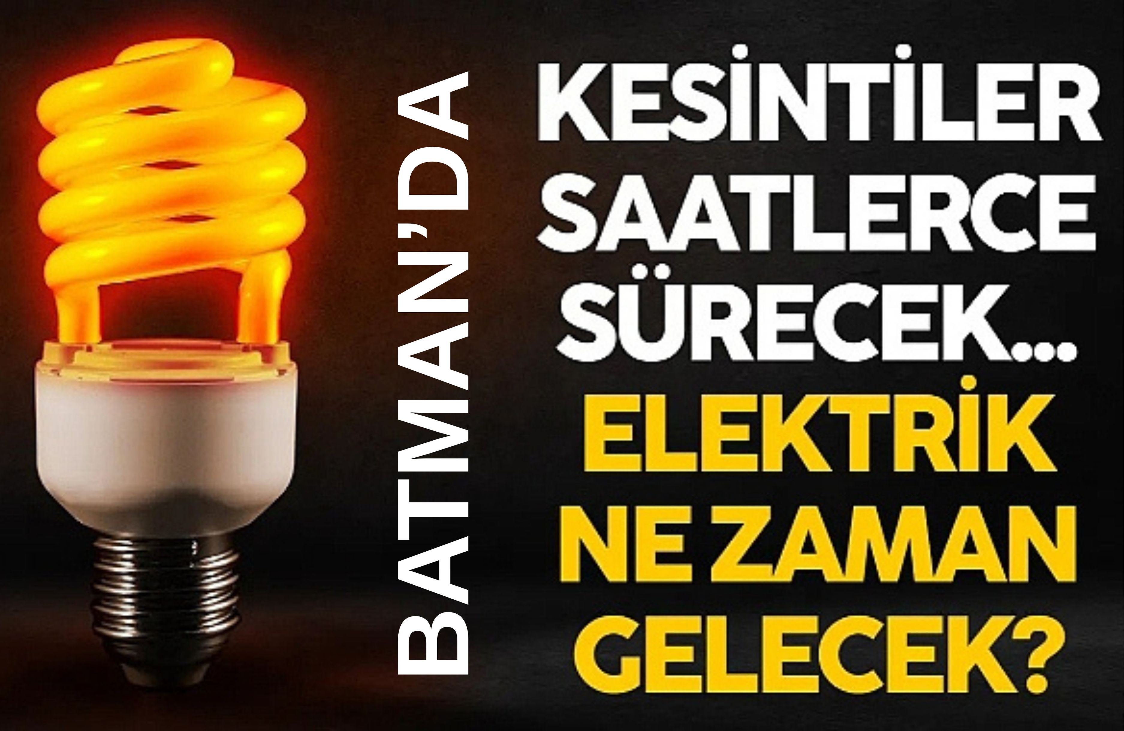 Batman'da 19 Temmuz'da planlı elektrik kesintileri uygulanacak