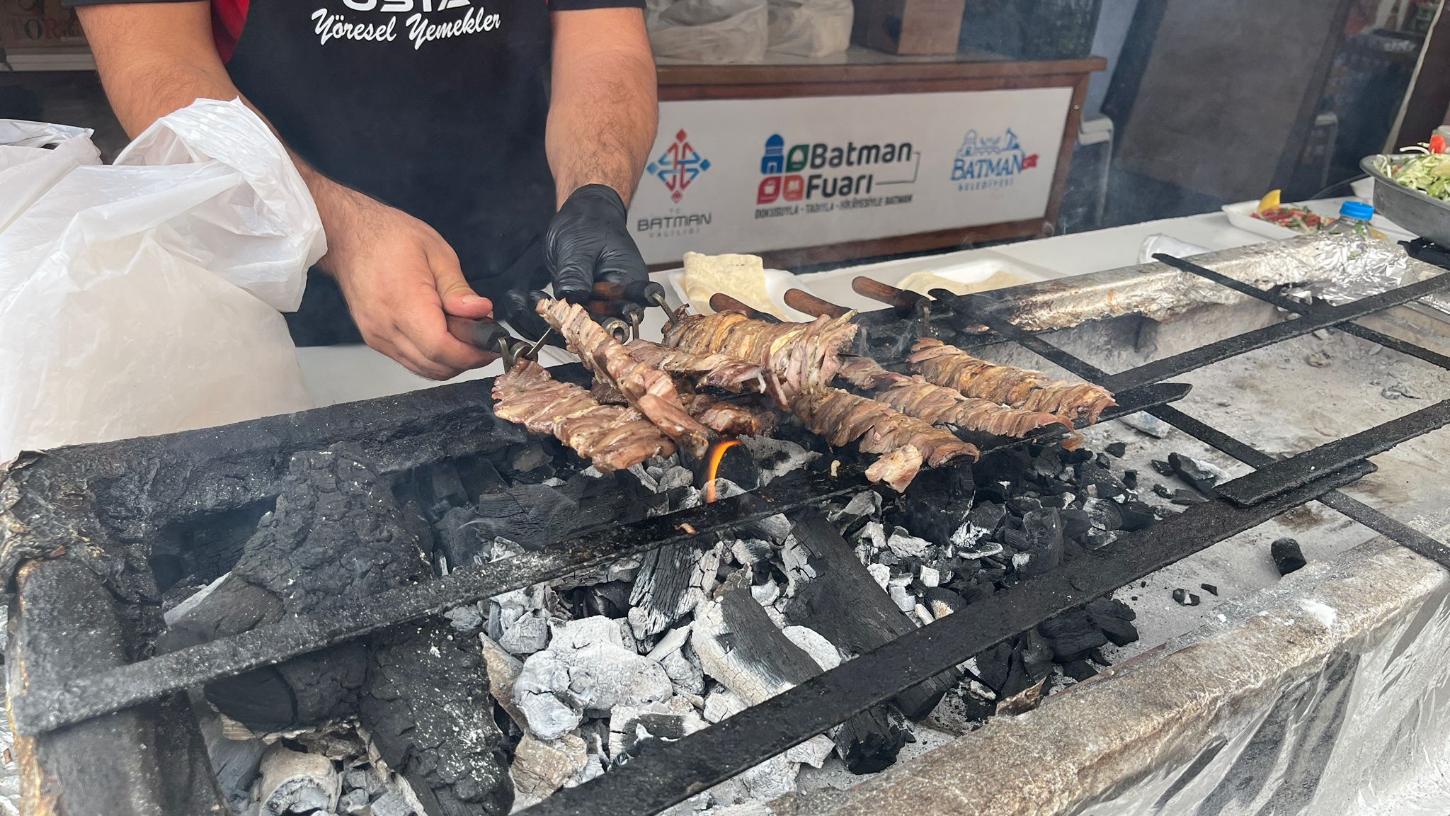 Erzurum’un Meşhur Çağ Kebabı Batman’a Geldi (1)
