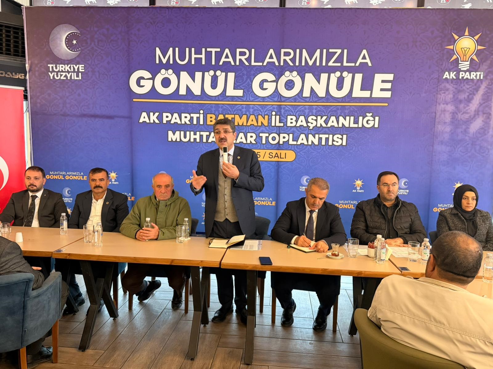 Nasiroğlu Batman’da Yerinde Çözüm Buluşması Ak Parti Heyeti Muhtarlarla Bir Araya Geldi