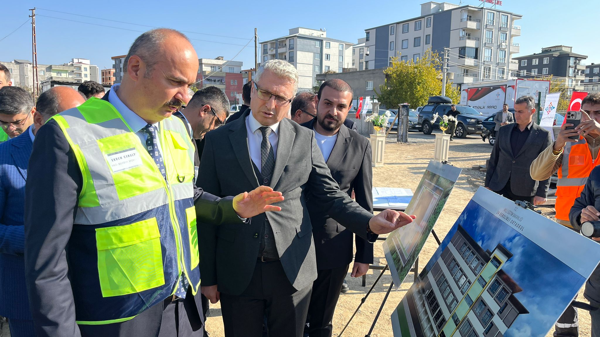 720 Öğrenci Kapasiteli Körük İstiklal İlkokulu’nun Çivisi Çakıldı (2)