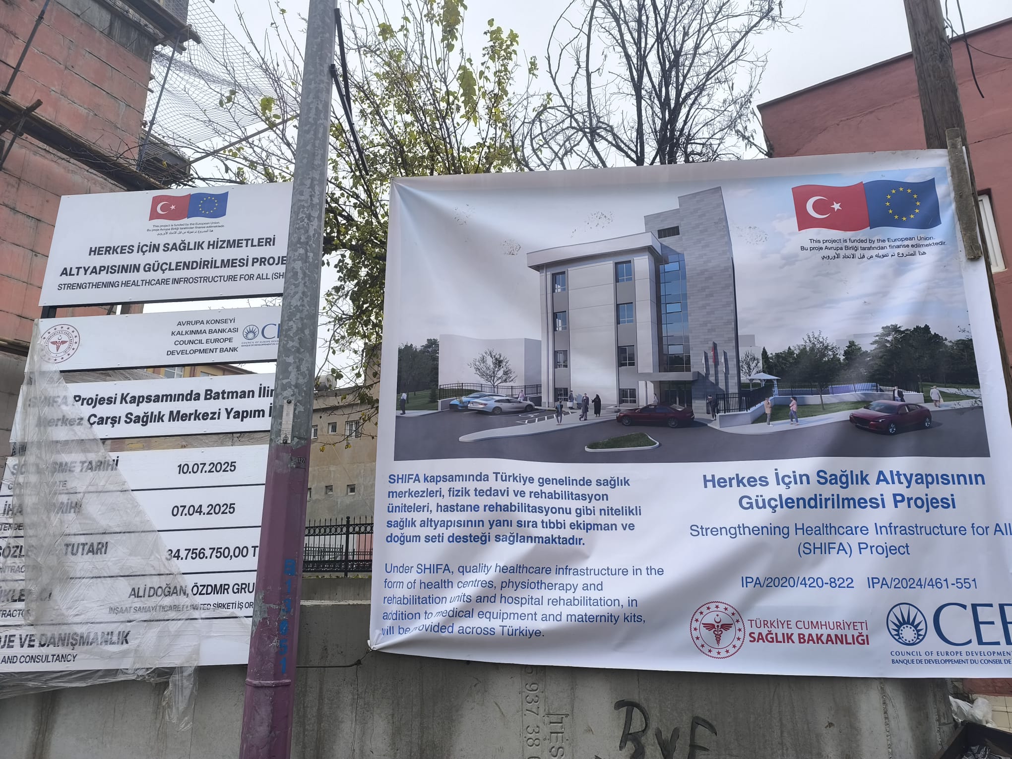 Batman Çarşı Mahallesi’ne 35 Milyonluk Şifa Üssü! Kaba İnşaat Tamamlanıyor (3)