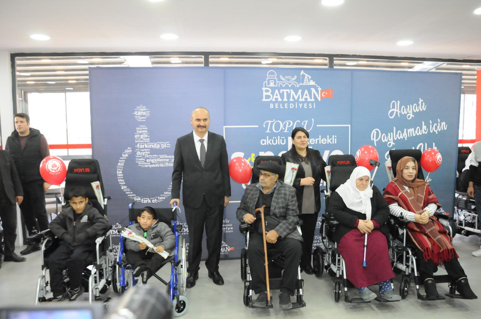 Batman’da 55 Engelliye Tekerlekli Sandalye (1)