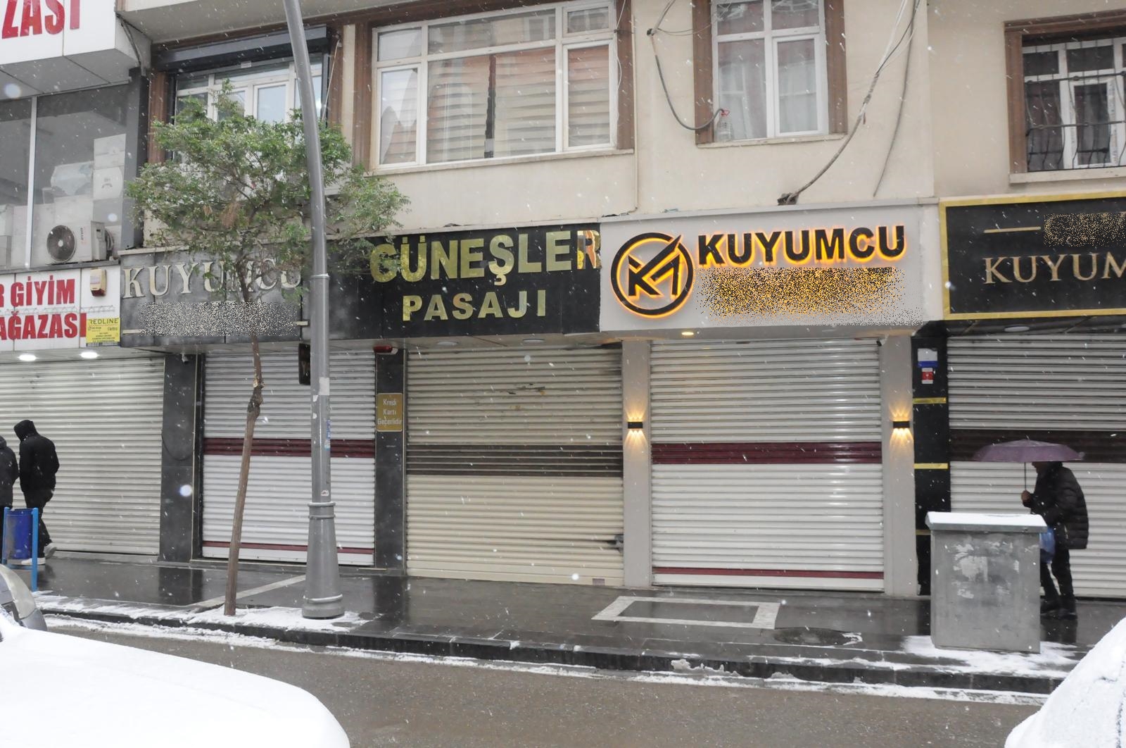 Batman’da Kuyumcular Bugün Kepenk Açmadı (4)