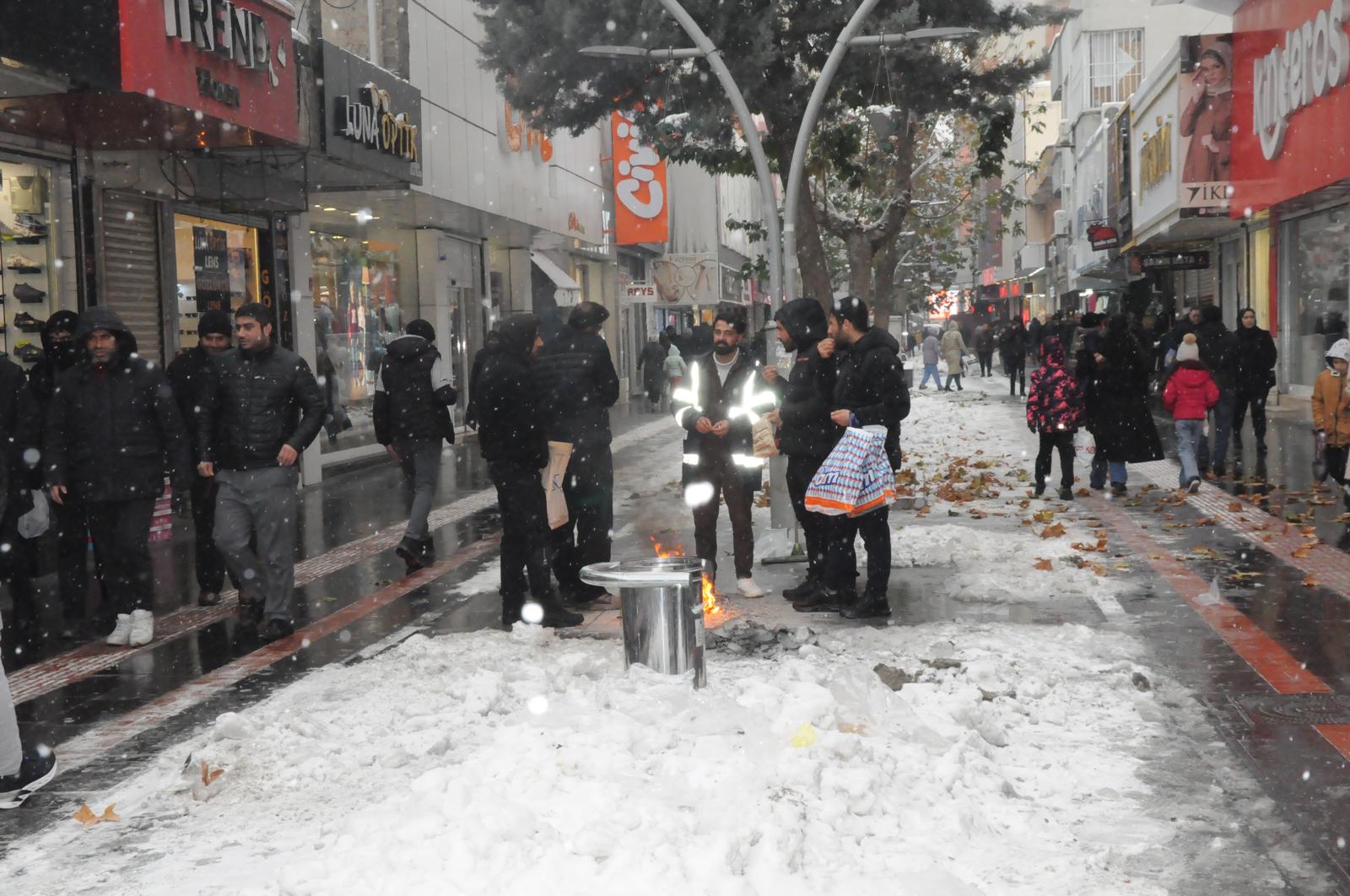 Esnaf Ateş Başında Isındı 6