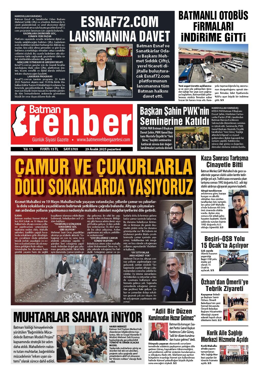 28 Aralık Pazartesi