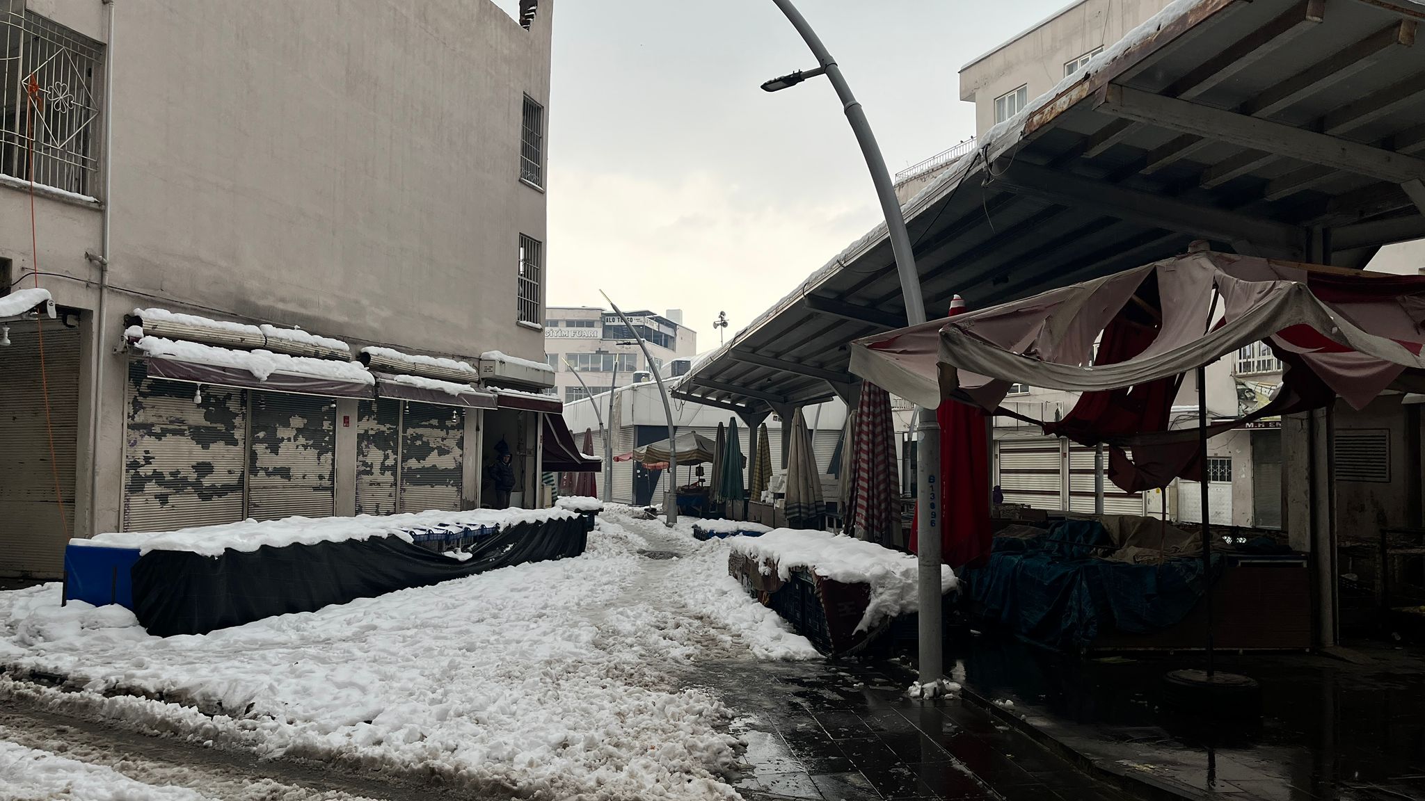 Alo Tevşo’da Soğuk Sessizliği Tezgâhlar Kapalı, Pazar Bomboş (3)
