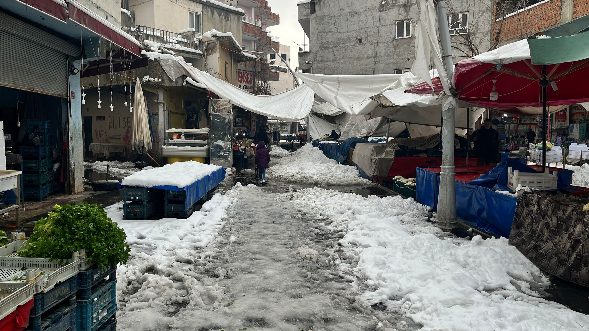 Alo Tevşo’da Soğuk Sessizliği Tezgâhlar Kapalı, Pazar Bomboş (6)