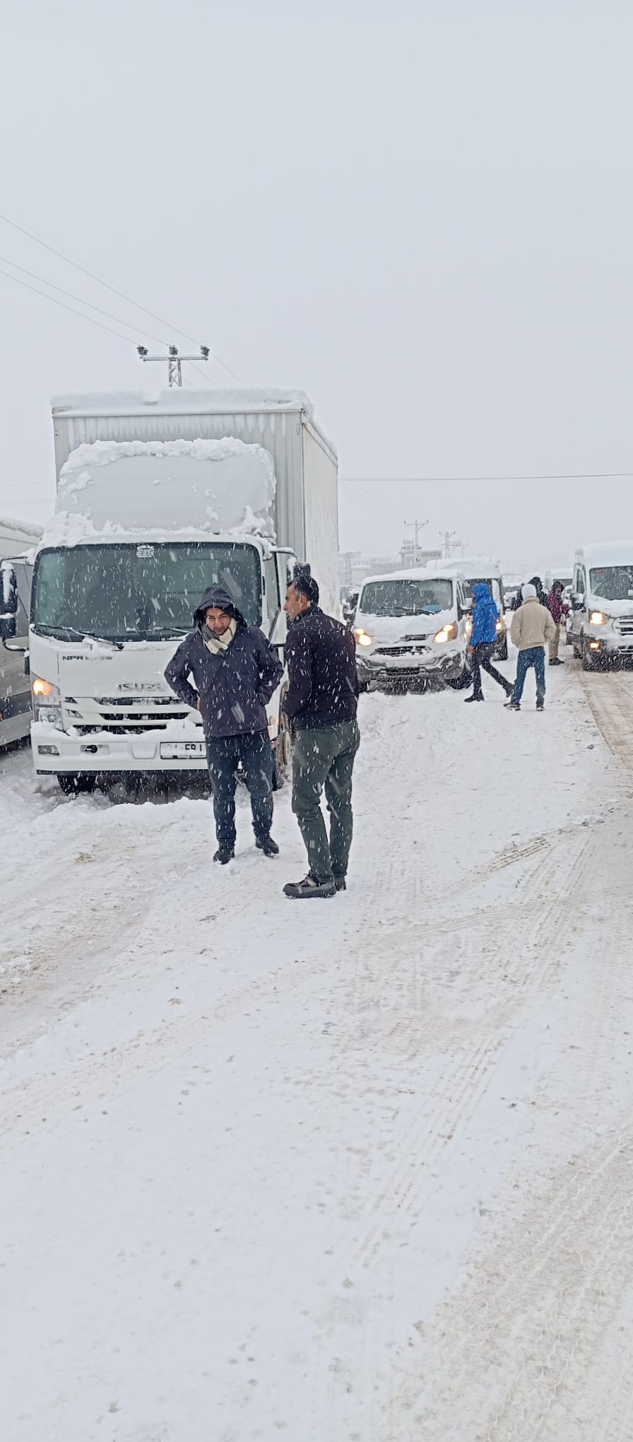 Beşiri Osb Yolunda Araçlar Mahsur Kaldı! (2)
