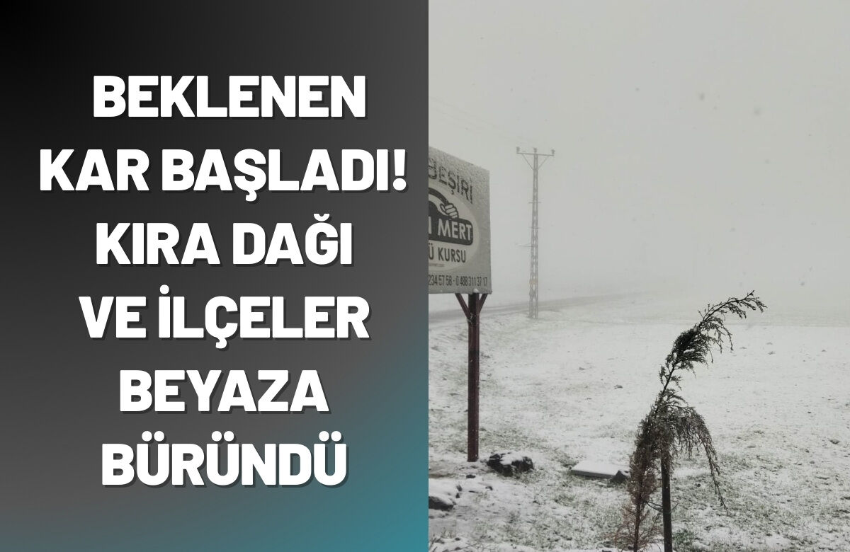 Batman'da Beklenen Kar Başladı! Kıra Dağı ve İlçeler Beyaza Büründü