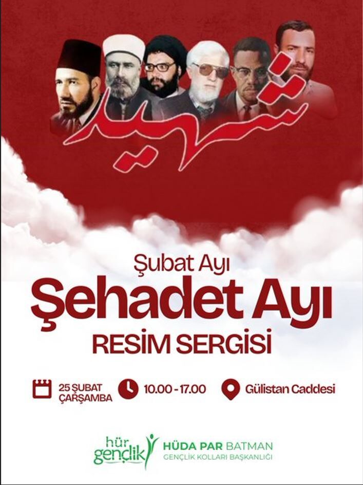 Batman’da Şehadet Ayı Resim Sergisi Düzenleniyor133