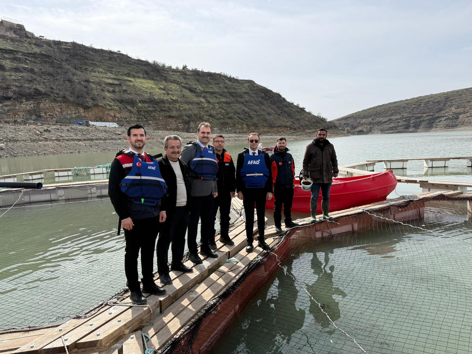 Malabadi Baraj Gölü’nde Alabalık Üretimine Yakın Markaj (1)