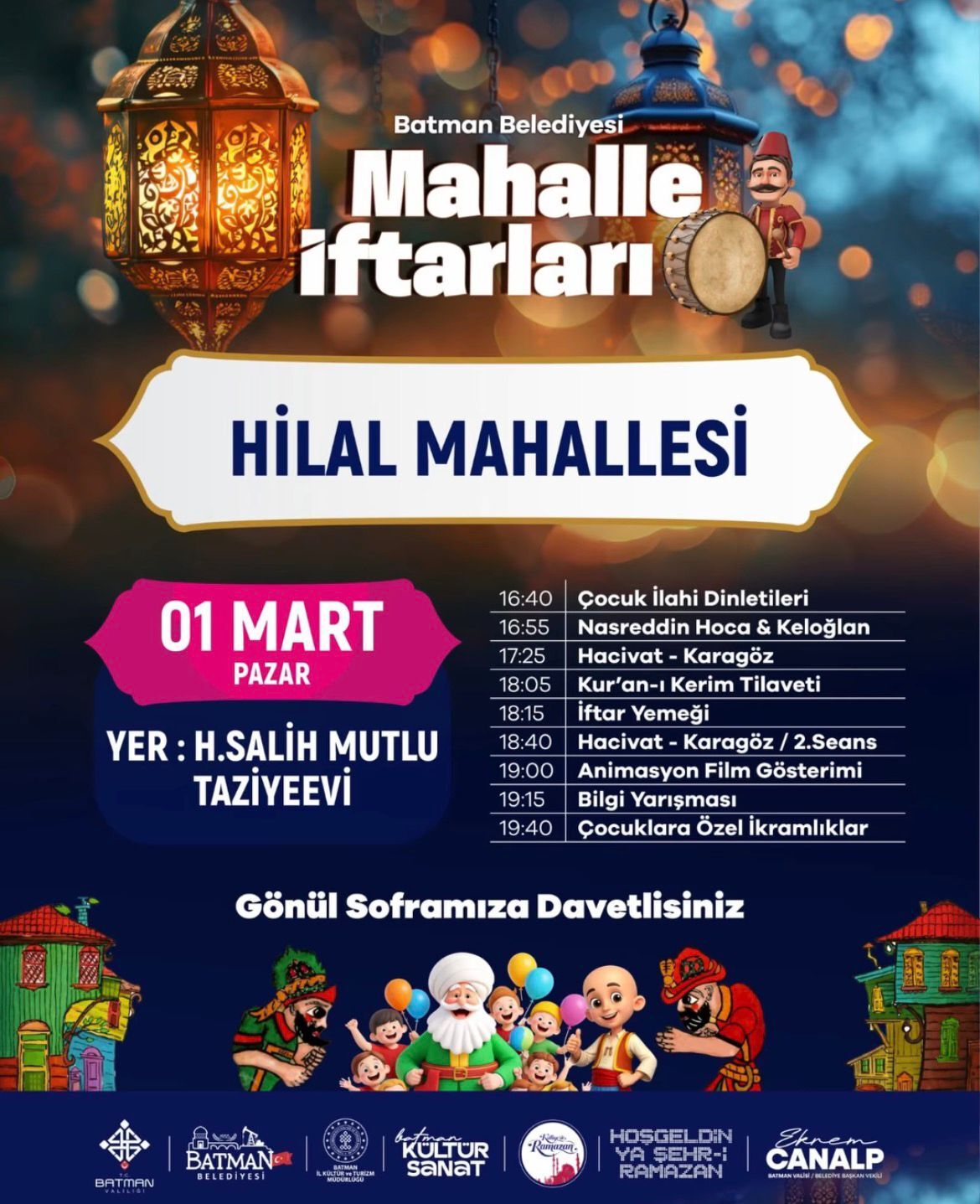 Batman’da Mahalle İftarlarının Bugünkü Durağı Hilal Mahallesi (2)