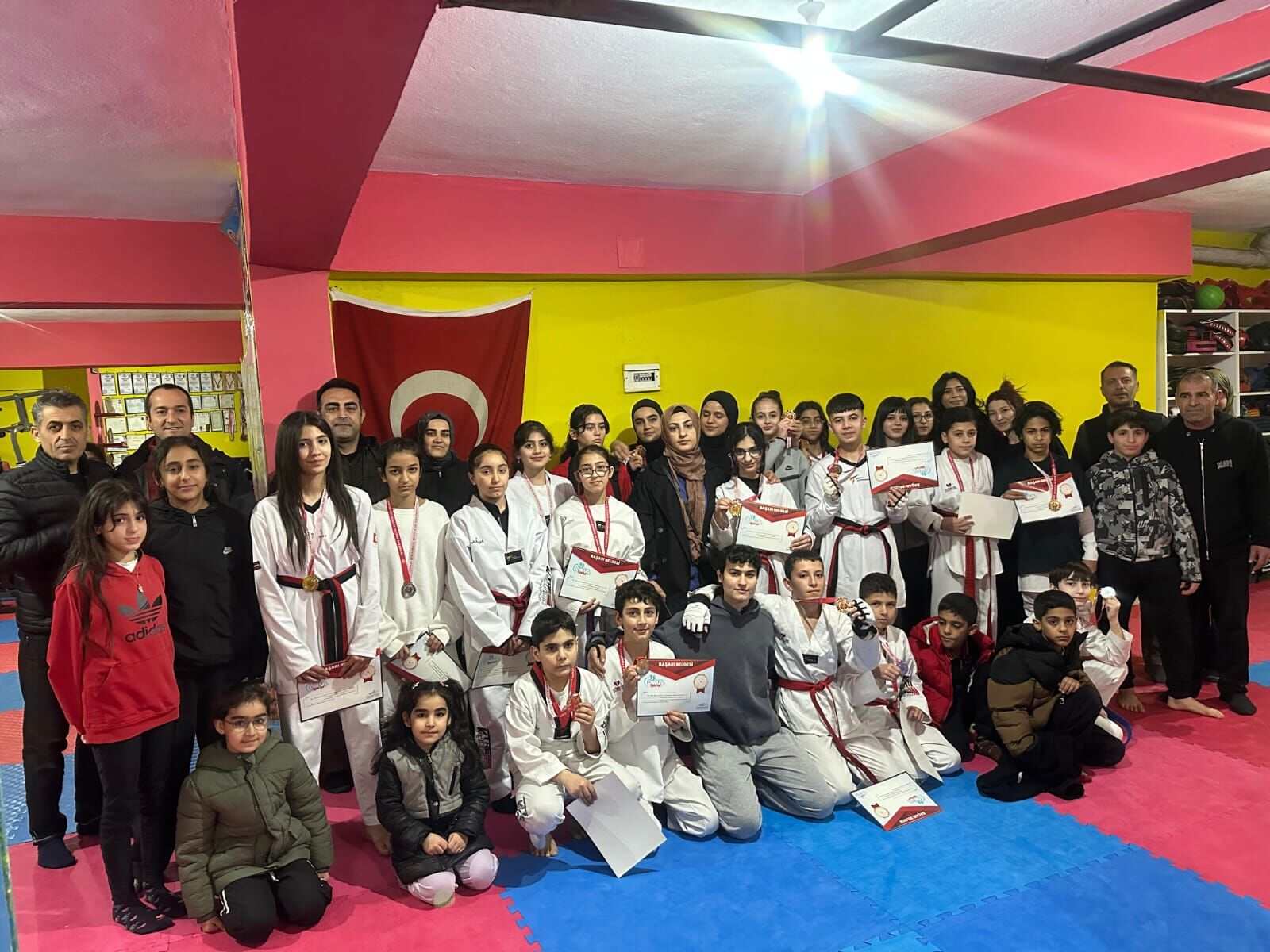 Batman’da Okul Sporları Yıldızlar Taekwondo Şampiyonası Bitti (2)