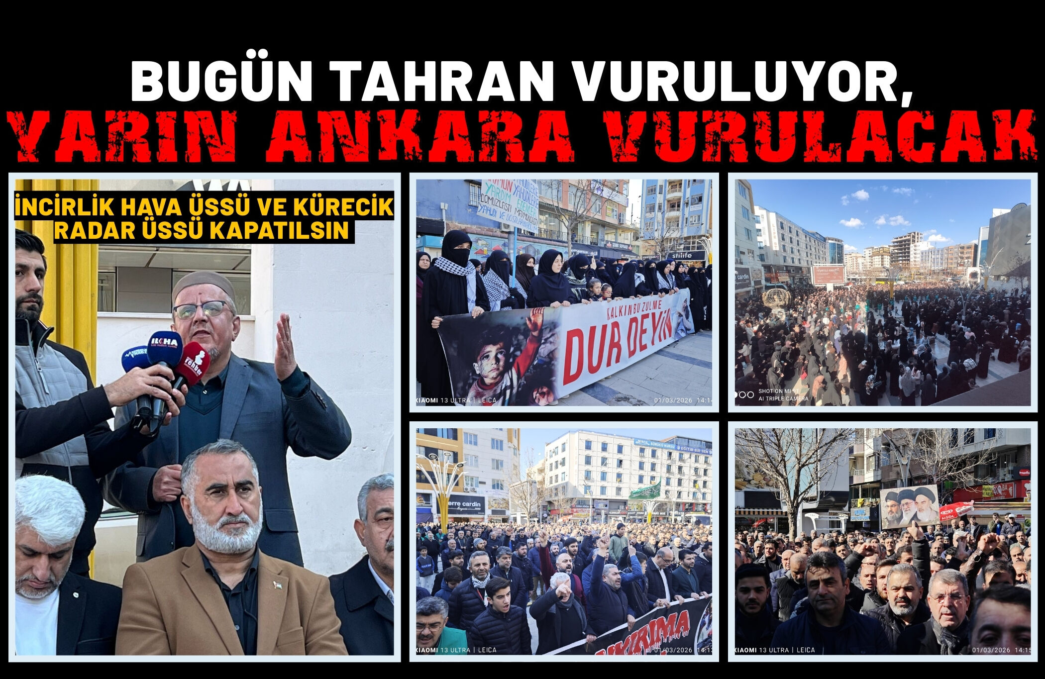 Bugün Tahran Vuruluyor, Yarın Ankara Vurulacak