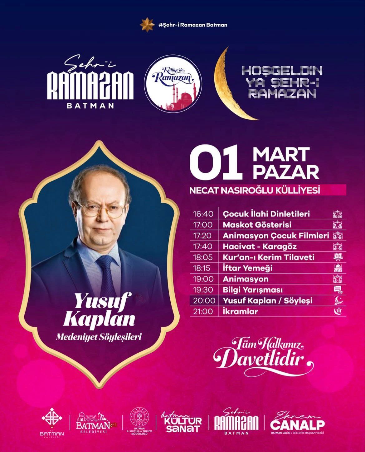 Külliye’de Ramazan Coşkusu Yusuf Kaplan Medeniyet Söyleşisi (2)