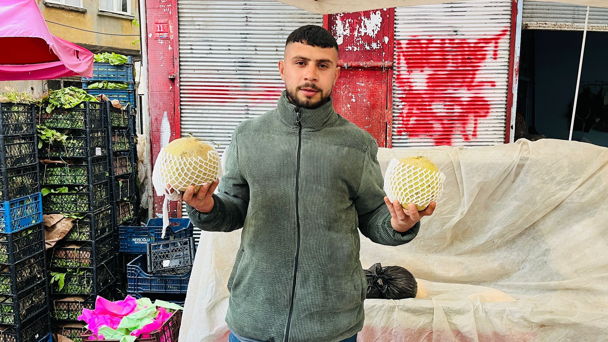 Alo Tevşo’da Kavun Sezonu Erken Başladı Tanesi 50 Liradan Alıcı Buluyor (1)