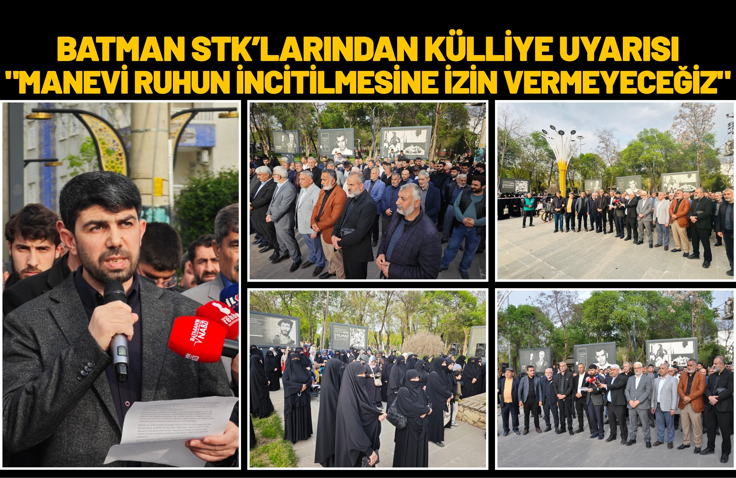 Batman STK’larından Külliye Uyarısı: "Manevi Ruhun İncitilmesine İzin Vermeyeceğiz"