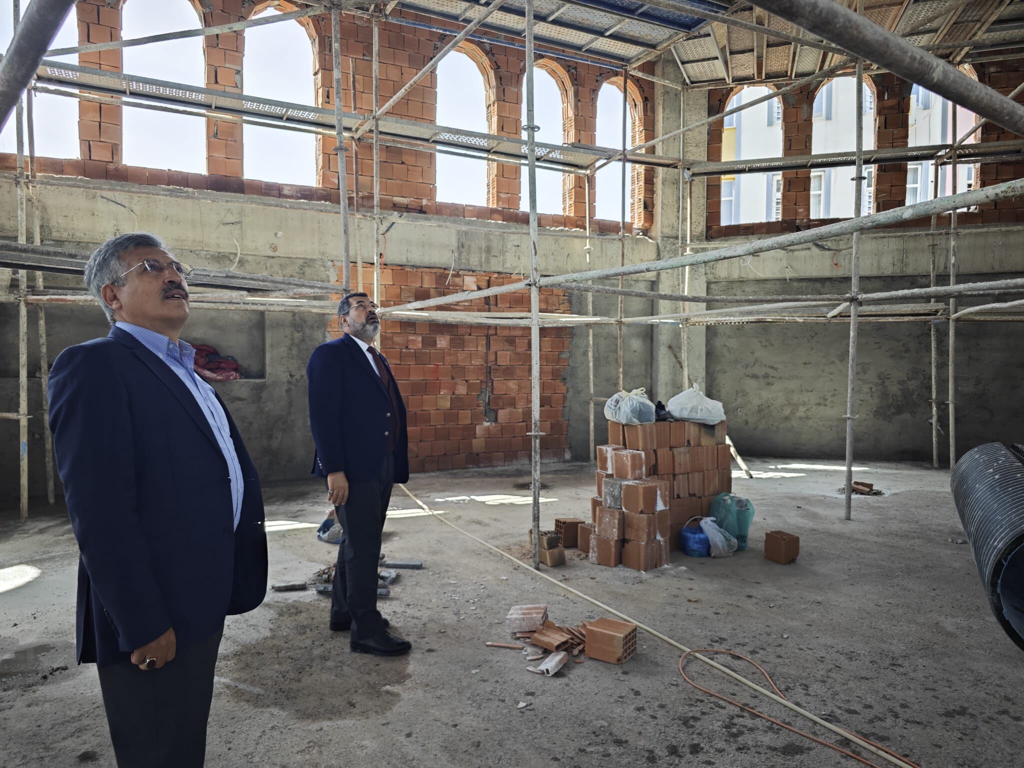 Batman’da Mescid I Aksa Modelli Cami Yükseliyor (1)