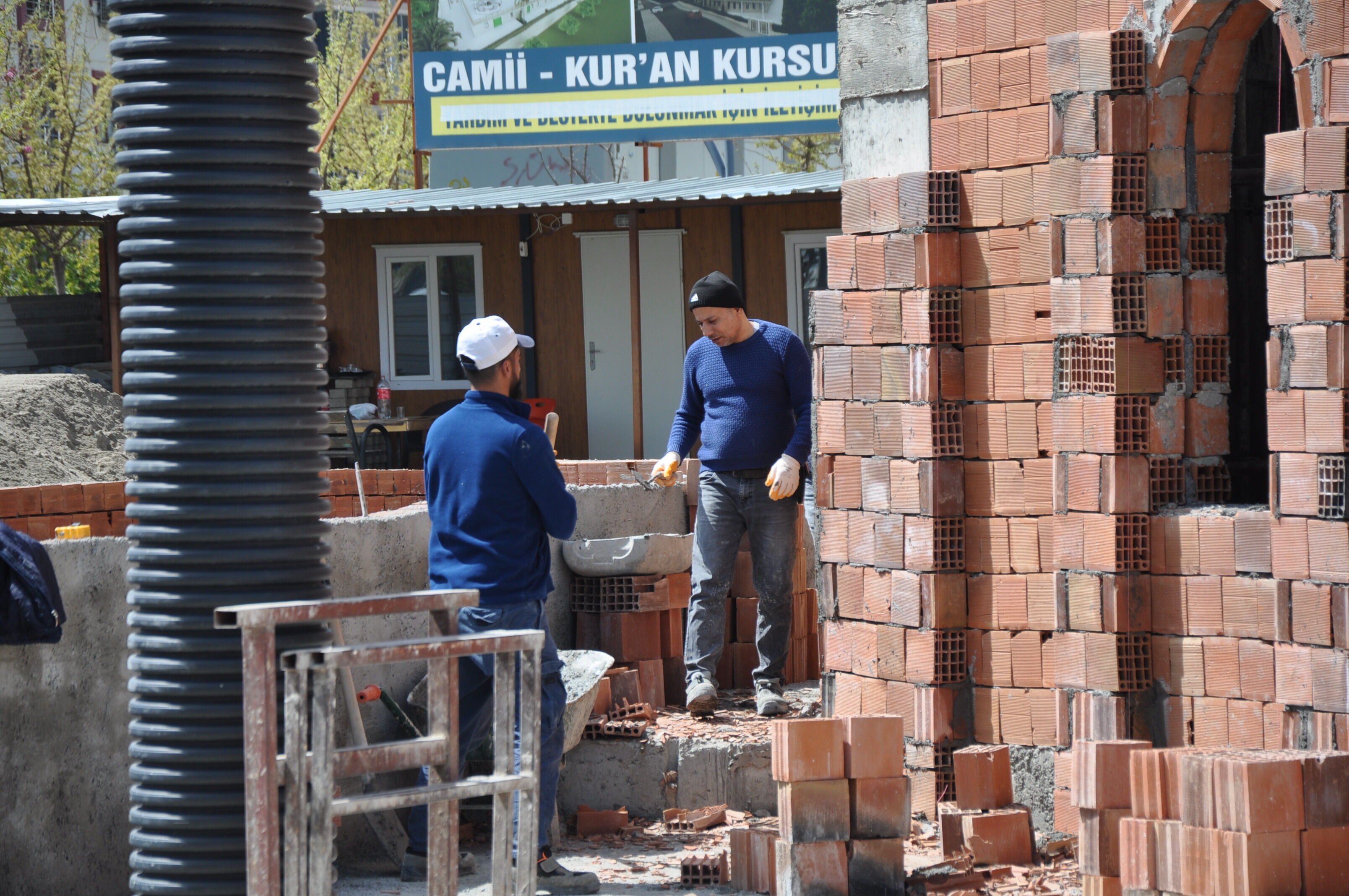 Batman’da Mescid I Aksa Modelli Cami Yükseliyor (3)